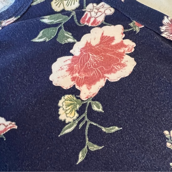 Justify Dark Blue Floral Sleeveless Dress Size S - Picture 6 of 7